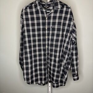 Ralph Lauren Polo Jeans Co. Men's Plaid Button Down SizeL Long Sleeve 100 Cotton